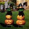 2Pcs 4.0FT Black Cat Halloween Decorations Outdoor- Plastic Yard Signs With Stakes